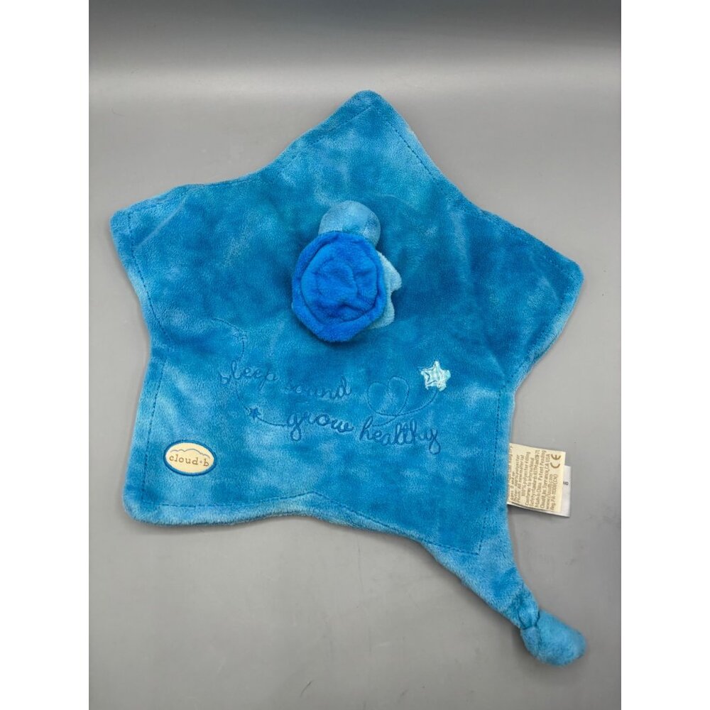 Cloud-B Blue Star Shaped Security Blanket Lovey‎ or Babies